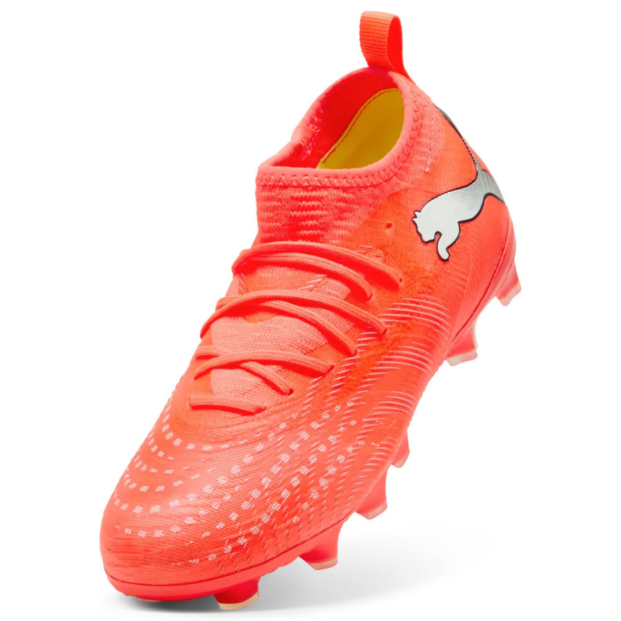 Puma Future 9 junior Match FG/AG orange gris