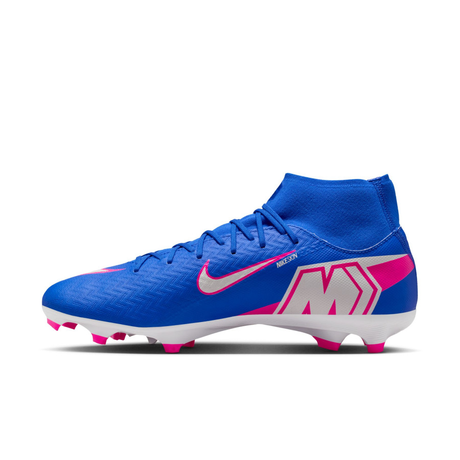 Nike Air Zoom Mercurial Superfly 10 Academy FG/MG bleu rose