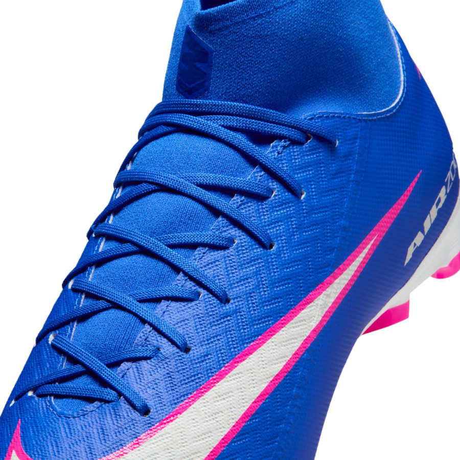 Nike Air Zoom Mercurial Superfly 10 Academy FG/MG bleu rose