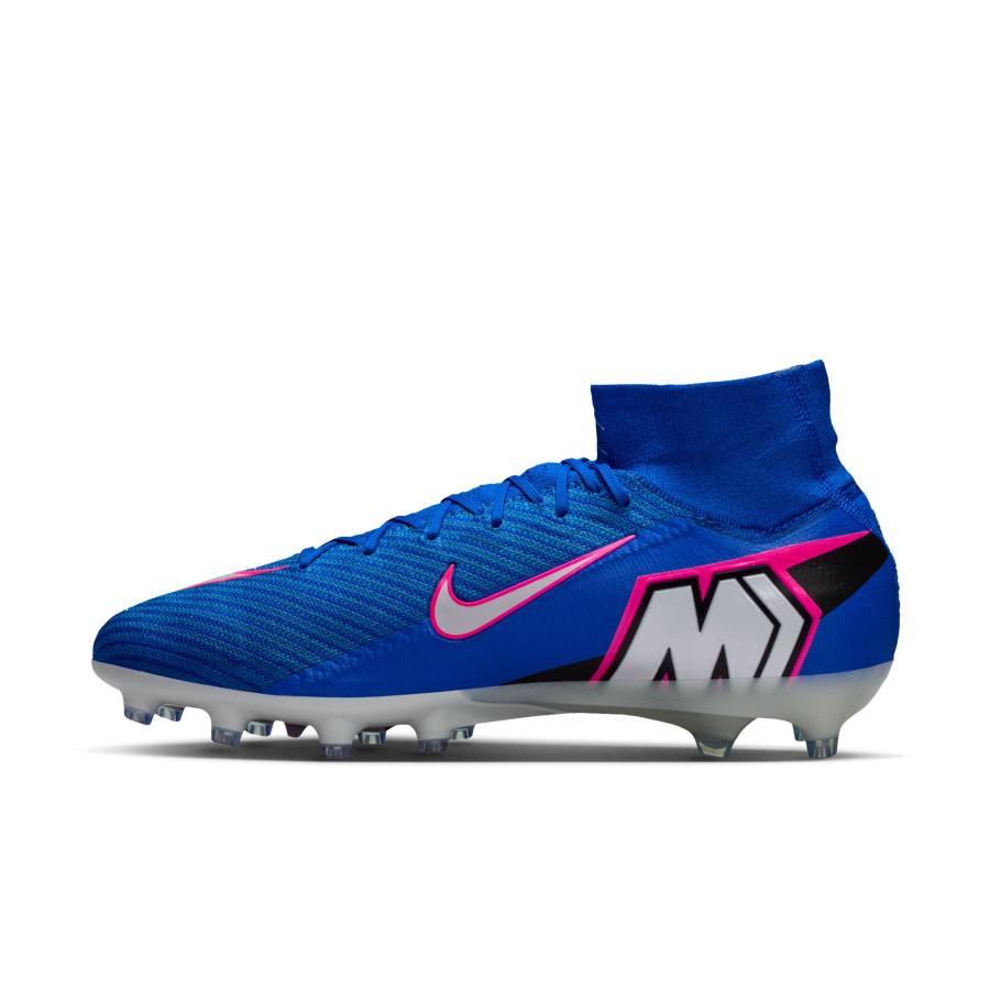 Nike Air Zoom Mercurial Superfly 10 Elite AG-Pro bleu rose