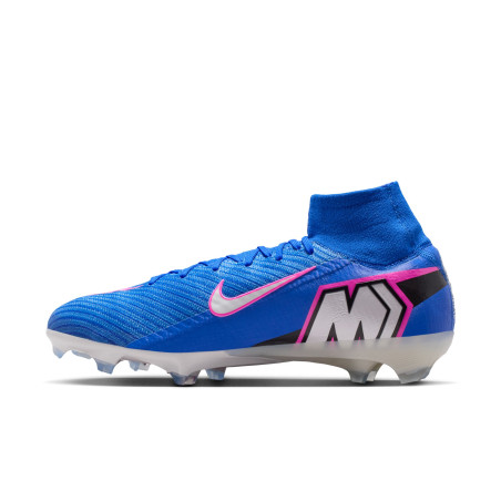 Nike Air Zoom Mercurial Superfly 10 Elite FG bleu rose