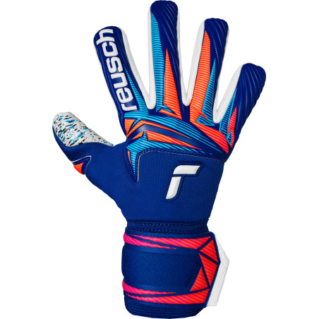 Gants gardien Reusch Attrakt Fusion NC bleu orange