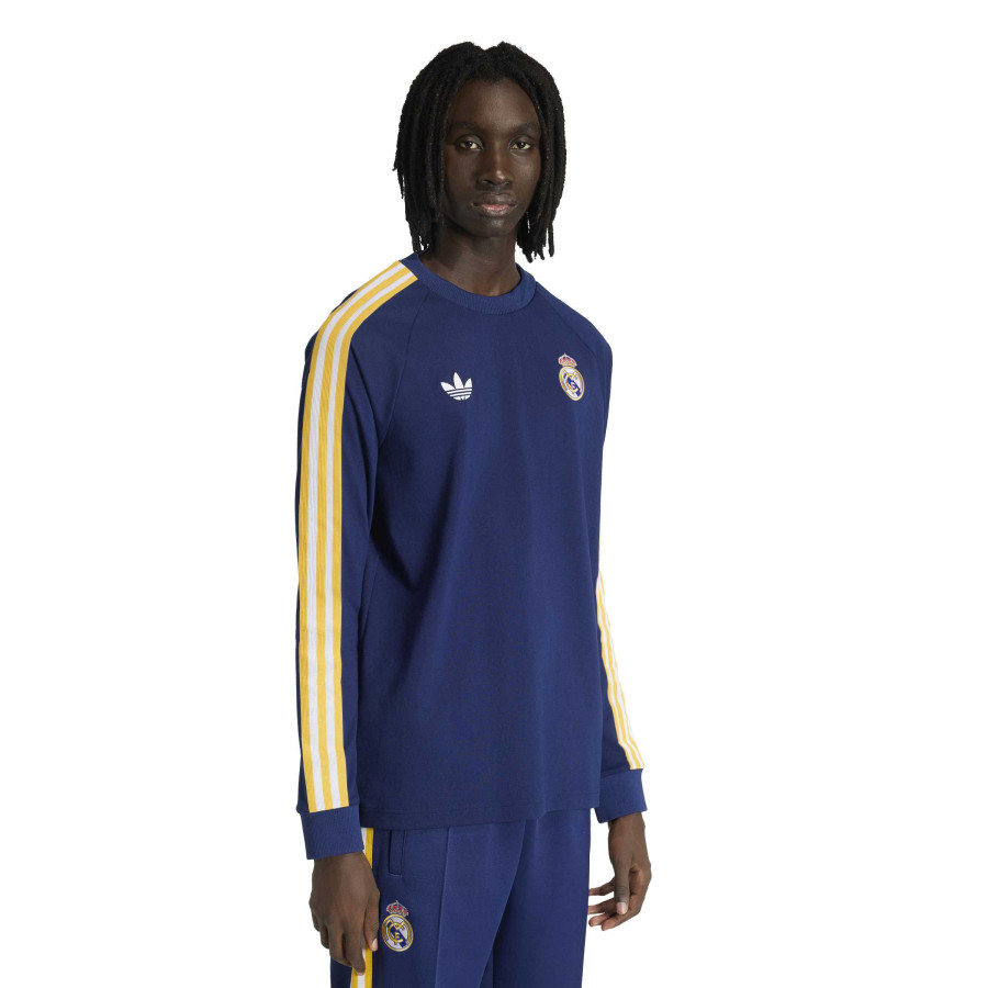 Sweat Real Madrid Retro Originals bleu jaune
