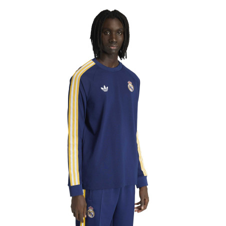 Sweat Real Madrid Retro Originals bleu jaune