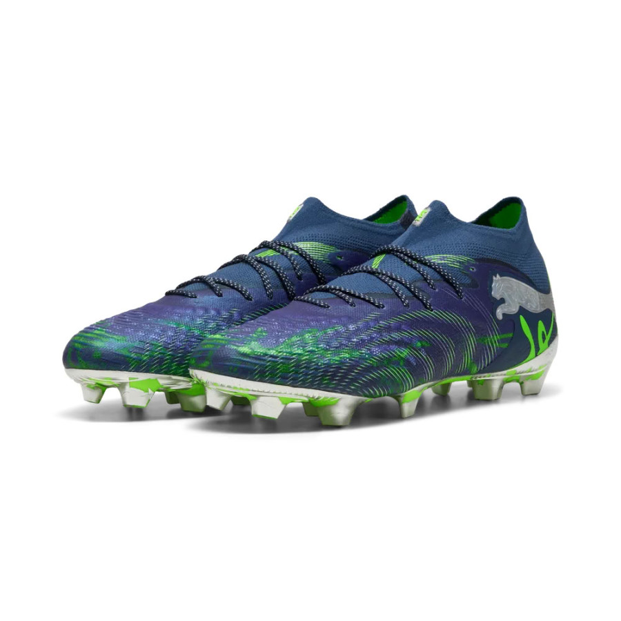 Puma Future 9 Ultimate Cosmic Art FG bleu vert
