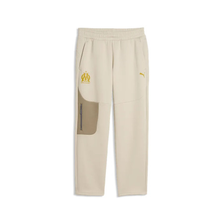 Pantalon survêtement OM PumaTech beige