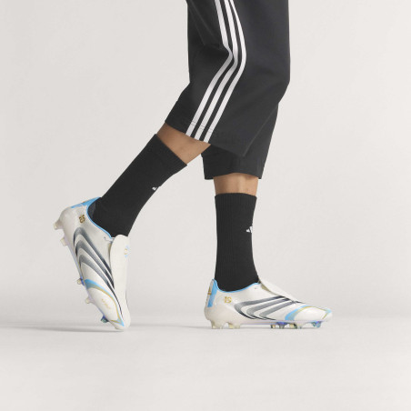 adidas F50 Messi Elite FG Tunit blanc bleu