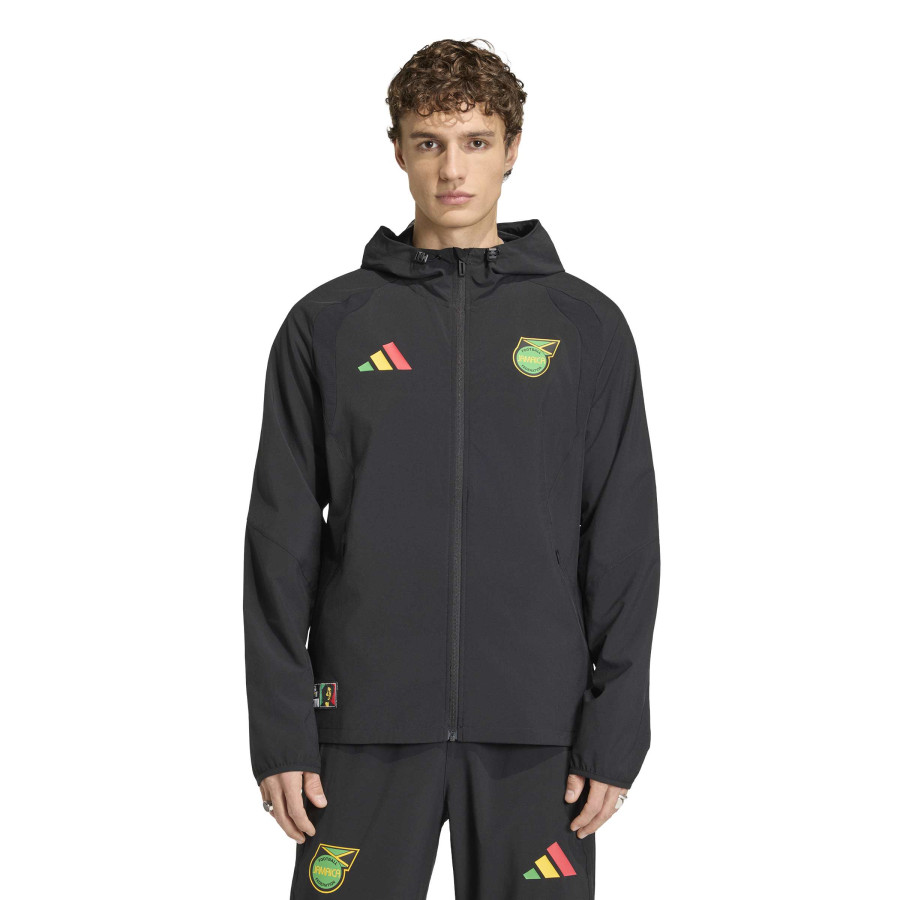 Veste survêtement Jamaïque FZ noir