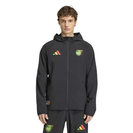 Veste survêtement Jamaïque FZ noir