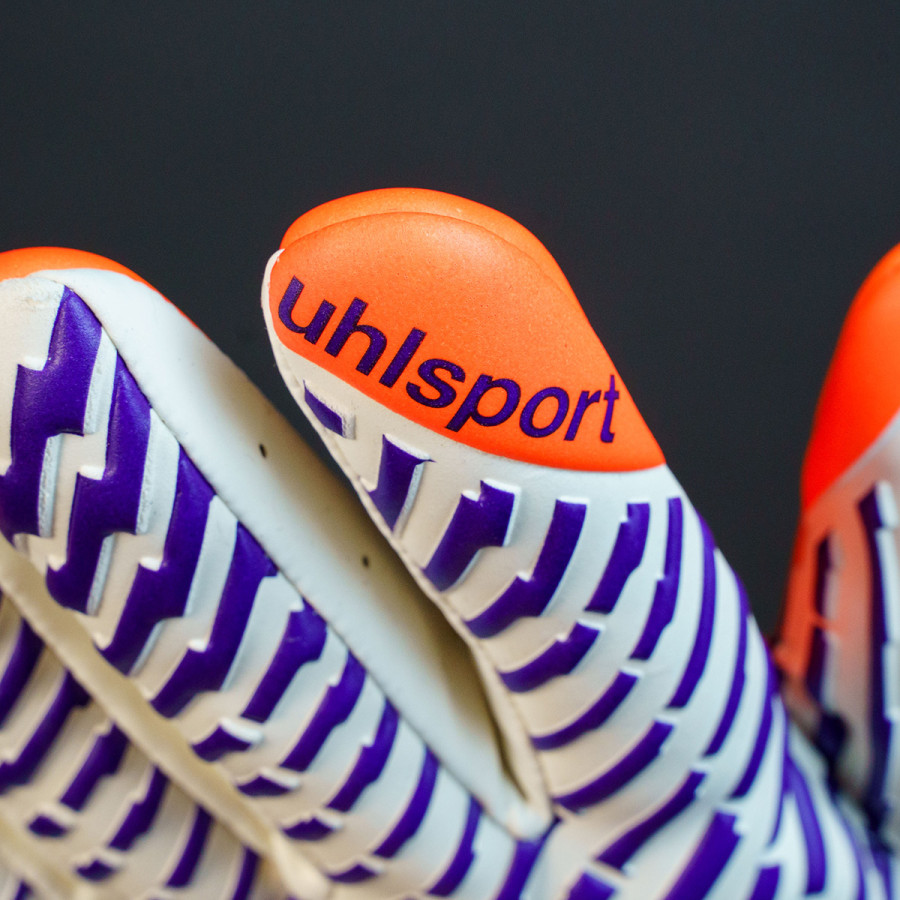Gants gardien Uhlsport FM Cybertec Maignan Absolutgrip orange bleu