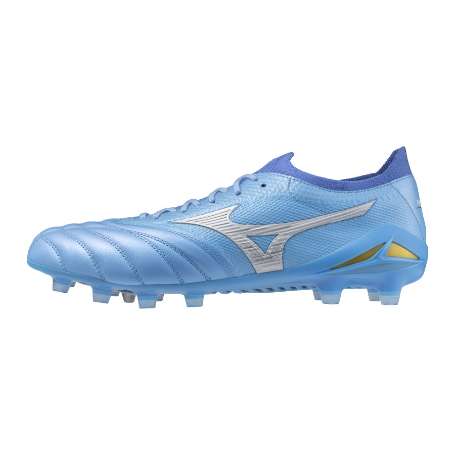 Mizuno Morelia Neo IV Beta Japan Elite FG bleu or