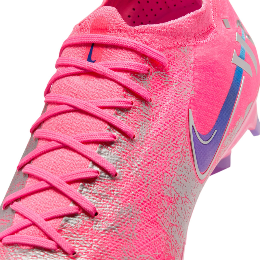 Nike Air Zoom Mercurial Vapor 16 Pro Vinicius Jr FG rose bleu