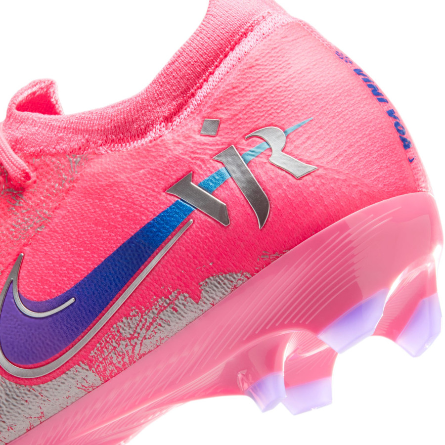 Nike Air Zoom Mercurial Vapor 16 Pro Vinicius Jr FG rose bleu