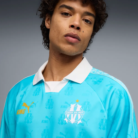 Maillot OM King Retro bleu