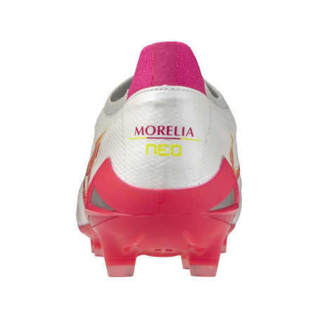 Mizuno Morelia Neo IV Beta Elite FG rouge blanc