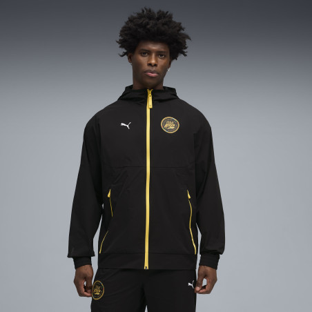 Veste survêtement OM Africa PumaTech noir jaune