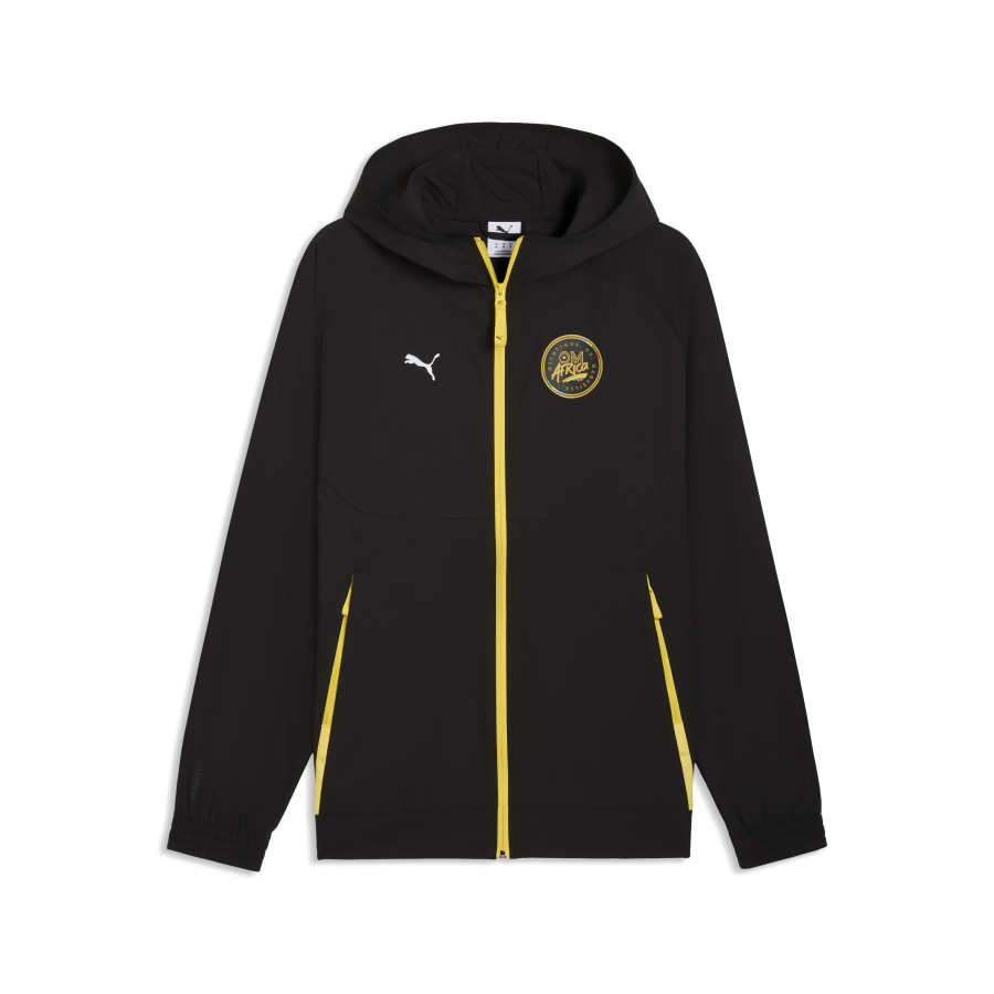 Veste survêtement OM Africa PumaTech noir jaune