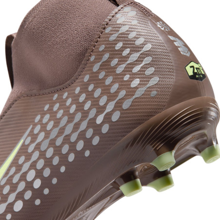Nike Air Zoom Mercurial Superfly 10 Academy junior Mbappé FG/MG marron vert