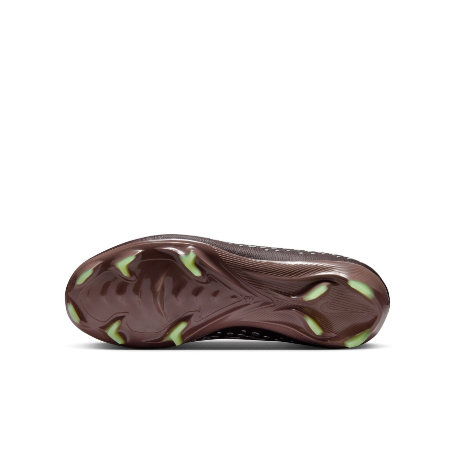 Nike Air Zoom Mercurial Vapor 16 Pro junior Mbappé FG marron vert