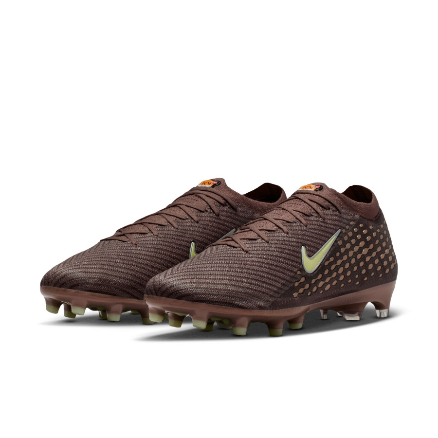 Nike Air Zoom Mercurial Vapor 16 Elite Mbappé AG-Pro marron vert