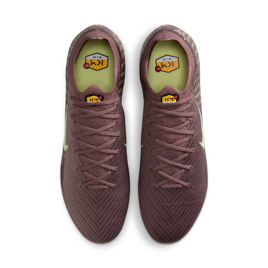 Nike Air Zoom Mercurial Vapor 16 Elite Mbappé FG marron vert