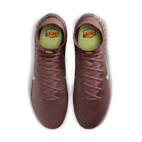 Nike Air Zoom Mercurial Superfly 10 Elite Mbappé FG marron vert