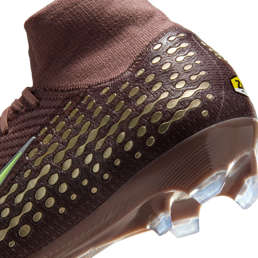 Nike Air Zoom Mercurial Superfly 10 Elite Mbappé FG marron vert