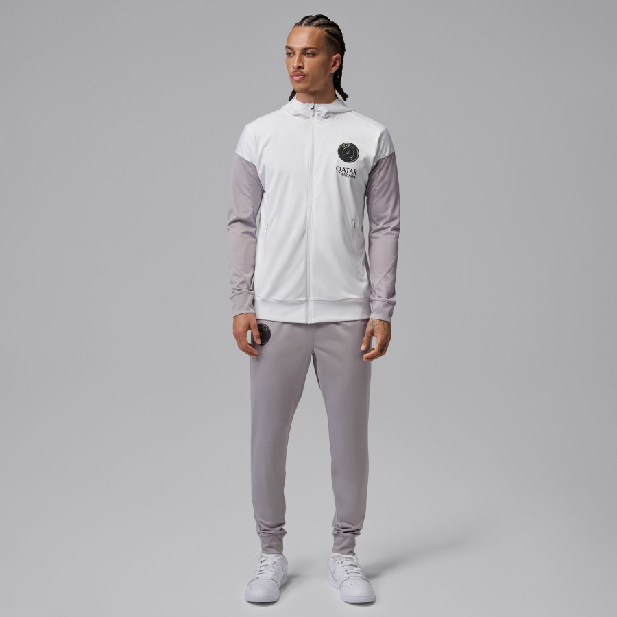 Ensemble survêtement PSG Strike blanc rose