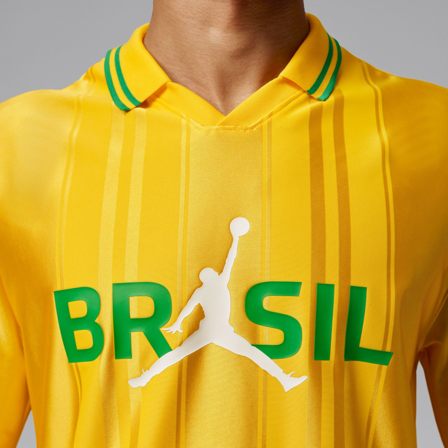 T-shirt Lifestyle Brésil Jordan jaune