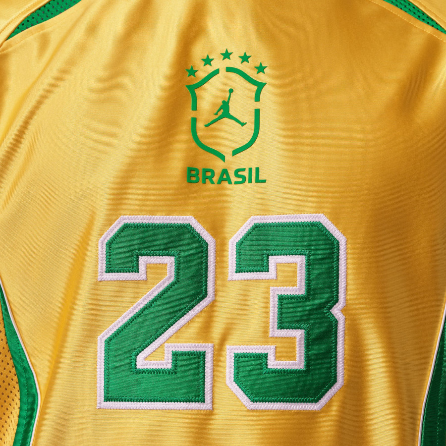 Sweat Lifestyle Brésil Jordan jaune