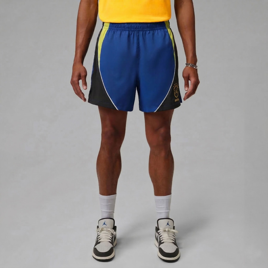 Short Lifestyle Brésil bleu jaune