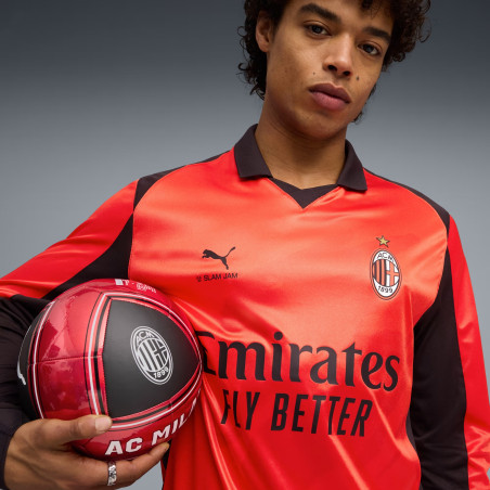 Maillot manches longues Milan AC X Slam Jam rouge 2025/26