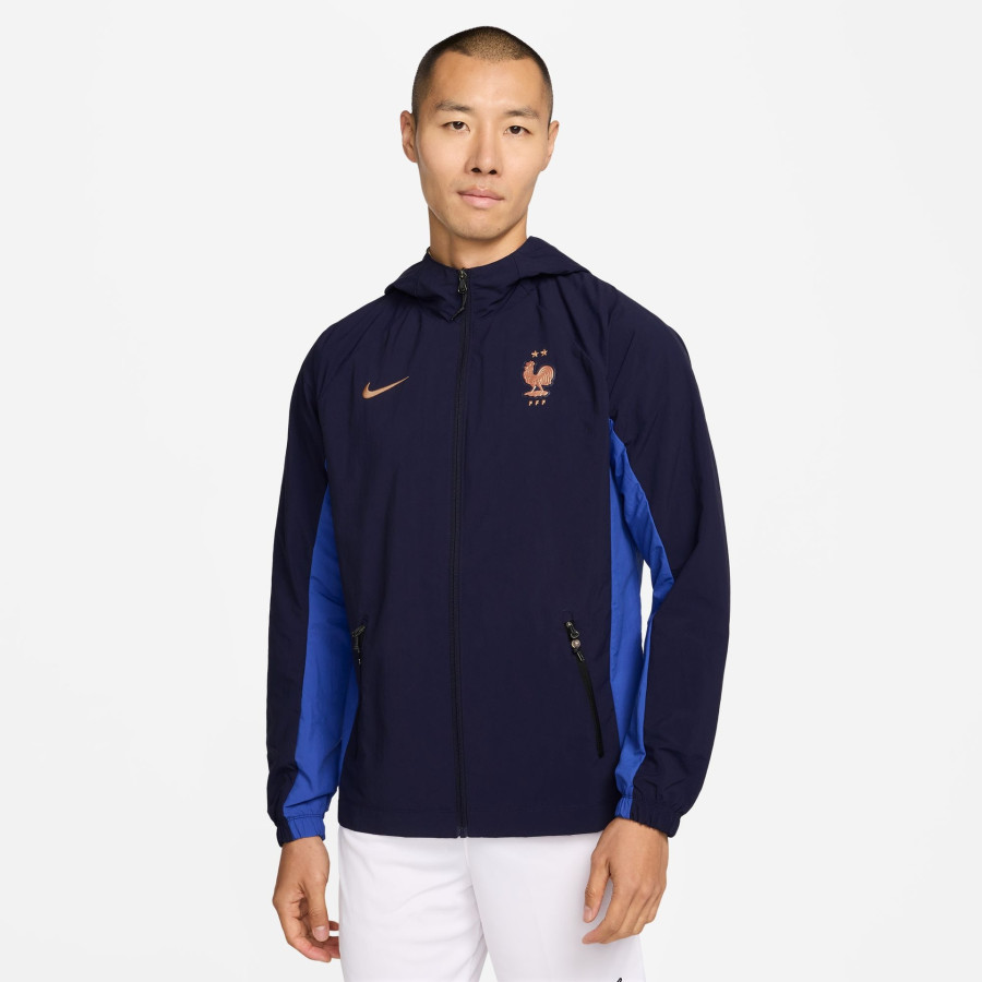 Coupe vent Equipe de France bleu