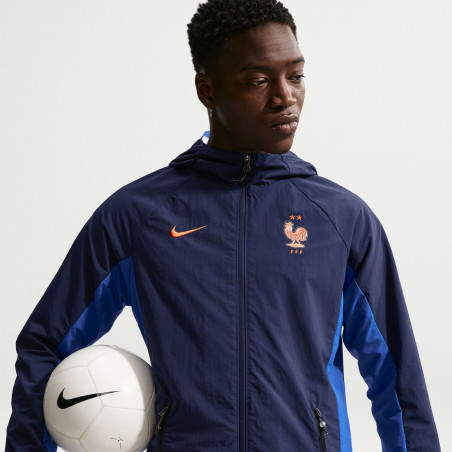 Coupe vent Equipe de France bleu