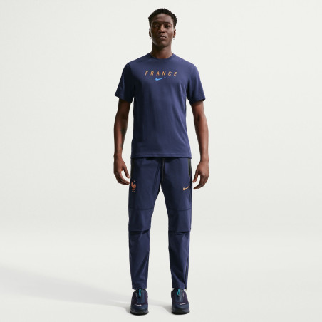 Pantalon survêtement Equipe de France Tech Woven bleu