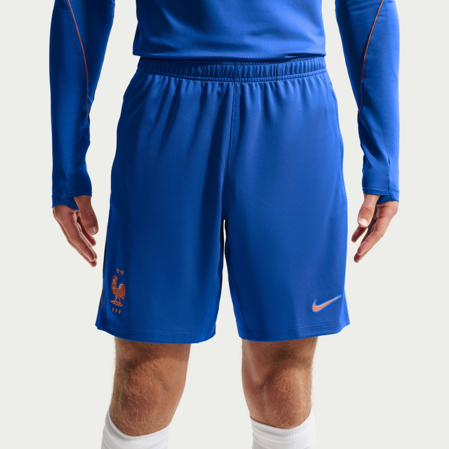 Short entraînement Equipe de France strike bleu