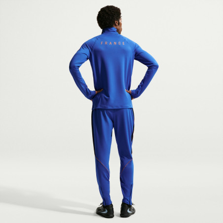 Pantalon survêtement Equipe de France Strike bleu