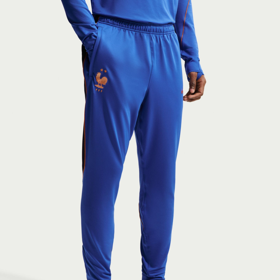 Pantalon survêtement Equipe de France Strike bleu