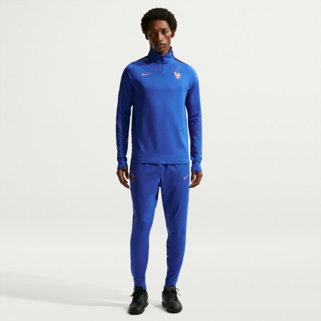 Pantalon survêtement Equipe de France Strike bleu