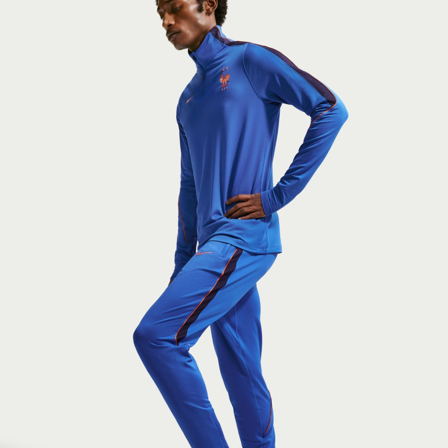 Pantalon survêtement Equipe de France Strike bleu