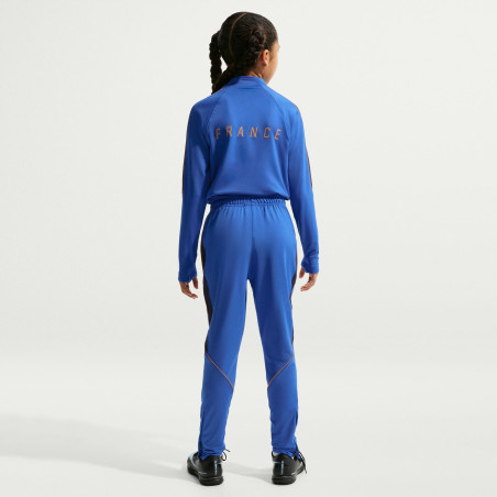 Sweat zippé junior Equipe de France Strike bleu