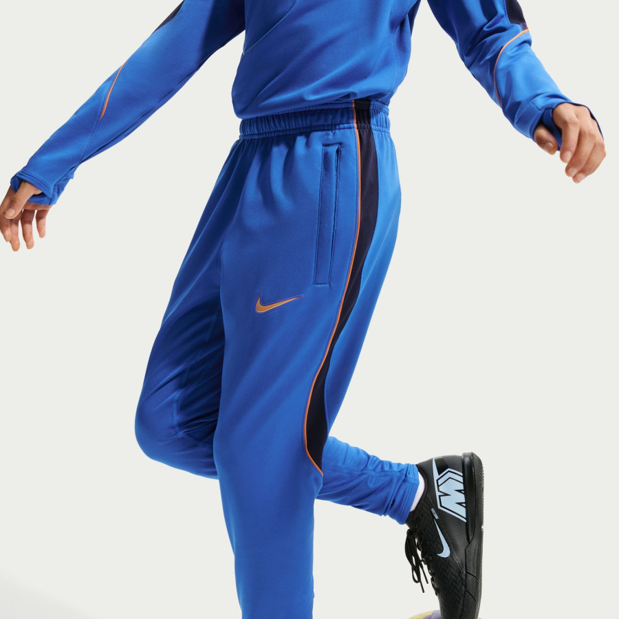 Pantalon survêtement junior Equipe de France Strike bleu