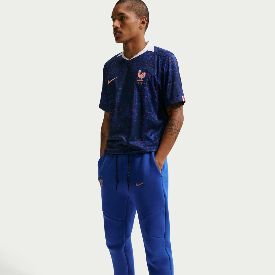 Pantalon survêtement Equipe de France TechFleece bleu