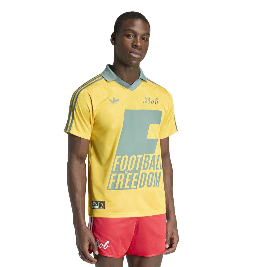 Maillot Jamaïque x Bob Marley Originals jaune vert
