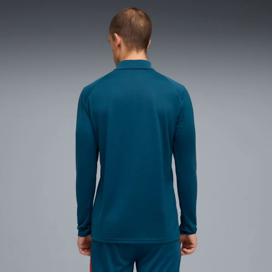 Sweat zippé Portugal bleu