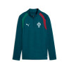 Sweat zippé junior Portugal bleu