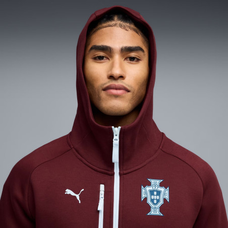 Veste survêtement Portugal PumaTech rouge bleu