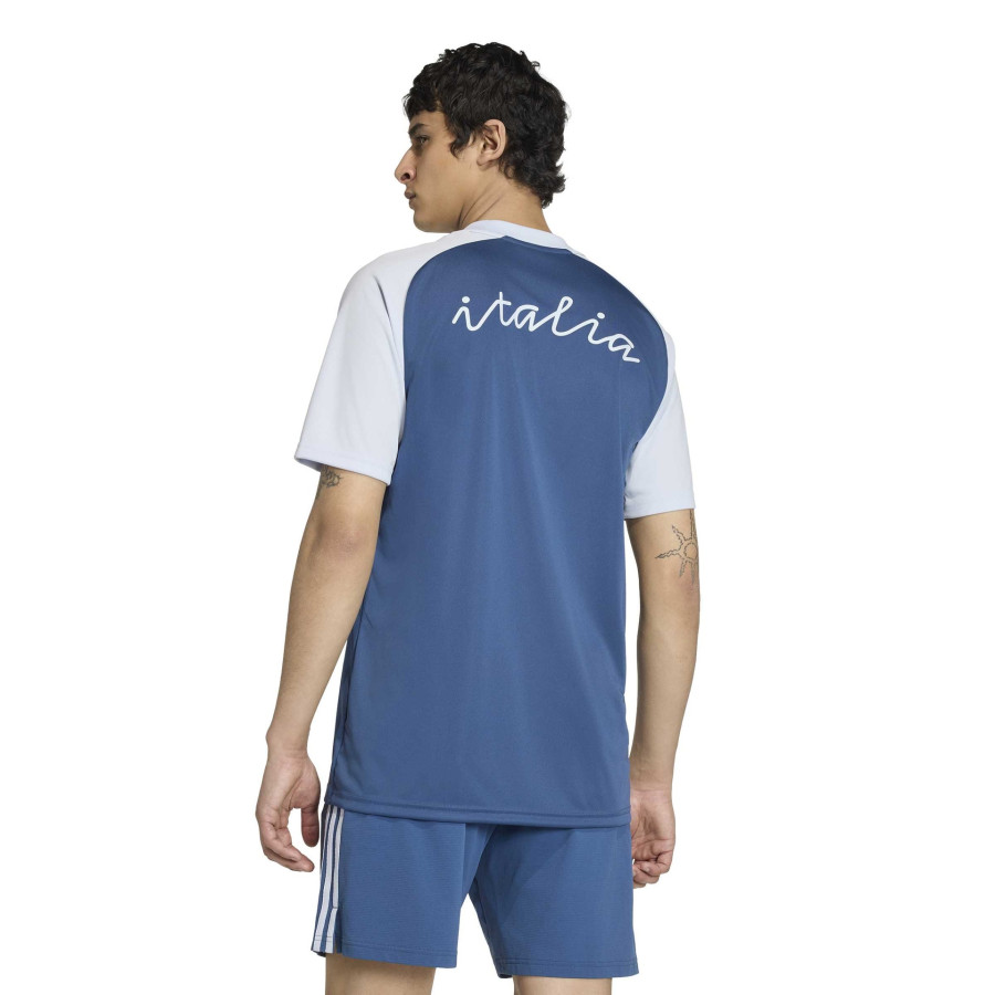 Maillot avant match Italie bleu blanc