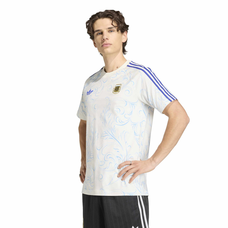 T-shirt Argentine Originals blanc bleu