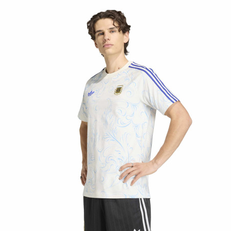 T-shirt Argentine Originals blanc bleu
